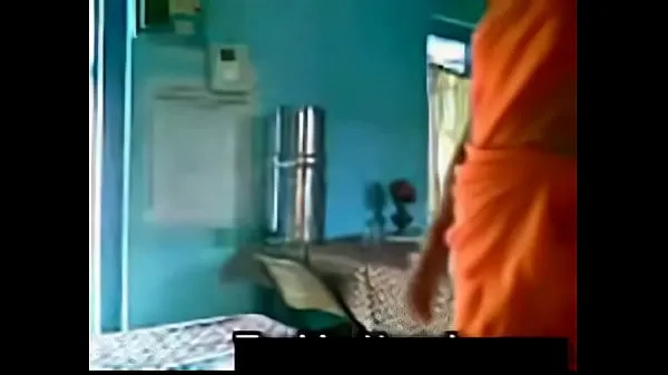 Novos vídeos de energia Orange Saree Aunty with Uncle shafy
