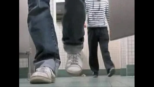 New Twink showing off at public restroom energy Videos