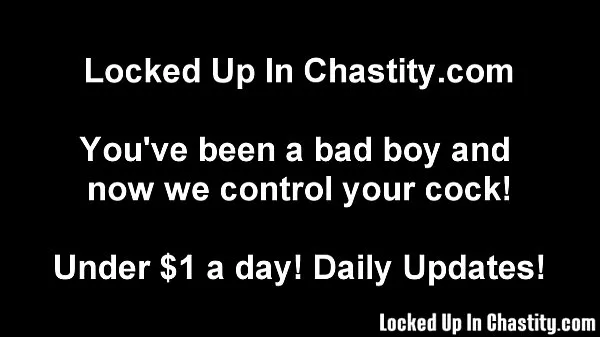 Ny How does it feel to be locked in chastity energi videoer