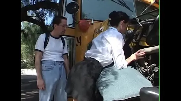 New Schoolbusdriver Girl get fuck for repair the bus - BJ-Fuck-Anal-Facial-Cumshot energy Videos
