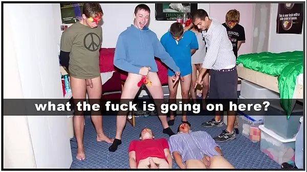 Nové videá o GAYWIRE - All Hell Brookes In The Dorm Room With Frat Hazing Ritual energii