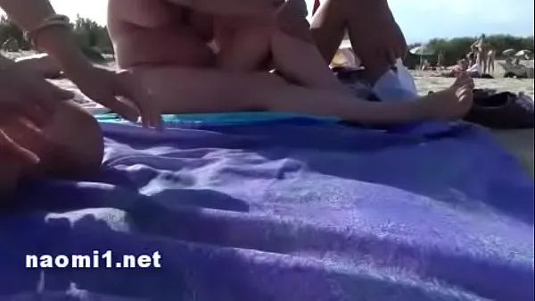 Video tenaga public beach cap agde by naomi slut baharu
