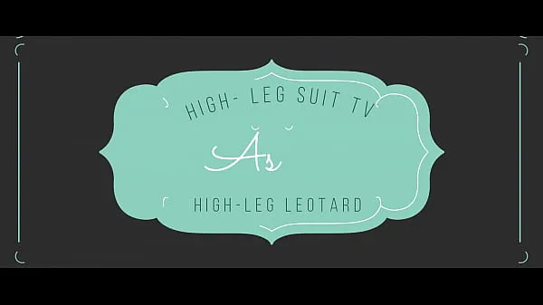 Új Asuka High-Leg Leotard black legs, ass-fetish image video solo (Original edited version energia videók