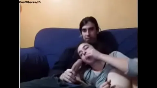 Ny Couple has sex on the sofa energi videoer
