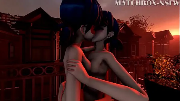 Nieuwe Miraculous ladybug lesbian kiss energievideo's