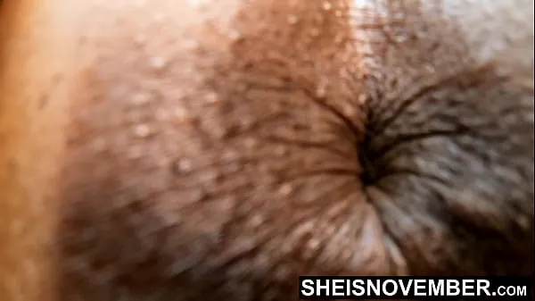 Ny My Closeup Brown Booty Sphincter Fetish Tiny Hot Ebony Whore Sheisnovember Asshole In Slow Motion On Her Knees, Big Ass Up And Shaved Pussy Spread, Sexy Big Butt Winking Tight Butthole While Old Man Spread Her Bootyhole Apart On Msnovember energi videoer
