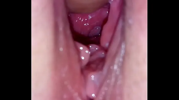 مقاطع فيديو جديدة للطاقة Close-up inside cunt hole and ejaculation