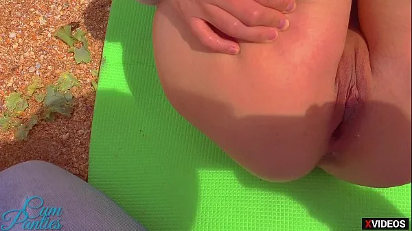 New Stranger cum in my pussy on the beach energy Videos