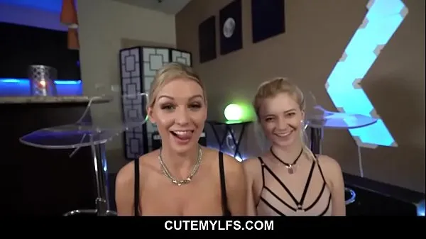 New Two blond babes bust a nut for big cock - Kenzie Taylor,Riley Star energy Videos