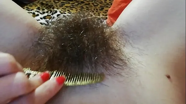 New Hairy bush fetish videos the best hairy pussy in close up with big clit energy Videos