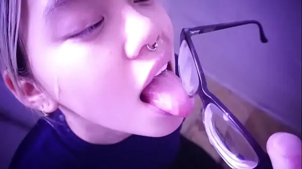 New An Asian Slut Waits For Her Master; She Licks The Cum Off Her Glasses. Full Video On energi videoer