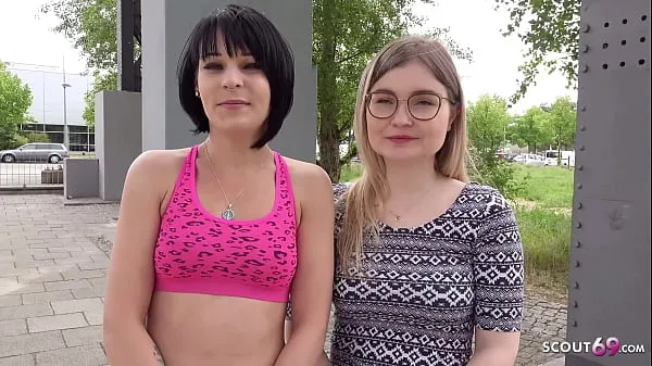 新GERMAN SCOUT - TWO SKINNY GIRLS FIRST TIME FFM 3SOME AT PICKUP IN BERLIN能源视频