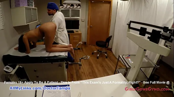 Nieuwe CLOV Cheer Captain Yasmine Woods Made To Undergo Sports Physical By Doctor Tampa Caught On Hidden Camera @ GirlsGoneGynoCom energievideo's