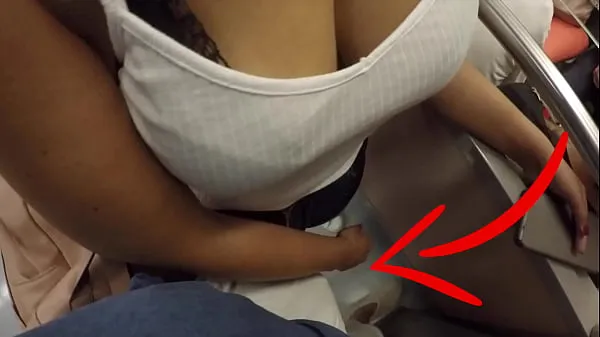 New Unknown Blonde Milf with Big Tits Started Touching My Dick in Subway ! That's called Clothed Sex energy Videos
