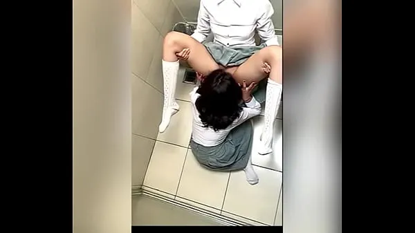 New Two Lesbian Students Fucking in the School Bathroom! Pussy Licking Between School Friends! Real Amateur Sex! Cute Hot Latinas energy Videos