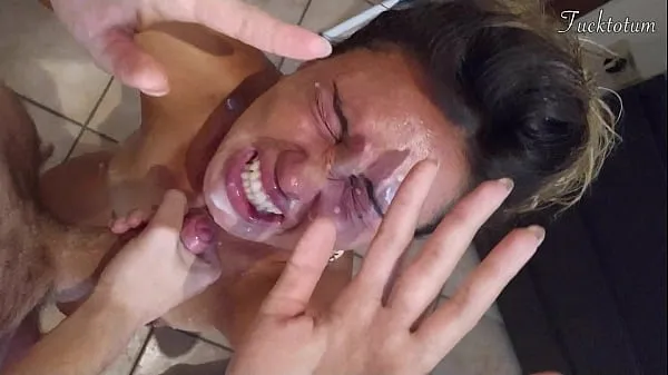 Video Girl orgasms multiple times and in all positions. (at 7.4, 22.4, 37.2). BLOWJOB FEET UP with epic huge facial as a REWARD - FRENCH audio năng lượng mới