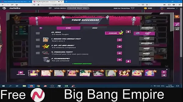Nuovi video sull'energia Big Bang Empire ( free game nutaku ) RPG