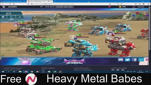 Video tenaga Heavy Metal Babes( free game nutaku ) Shoot Em Up baharu