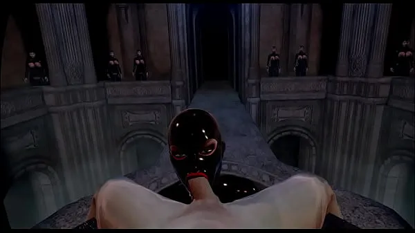 مقاطع فيديو جديدة للطاقة Citor3 Femdomination 2 3D VR game walkthrough 5: Collar Ceremony | blowjob femdom, latex, big tits