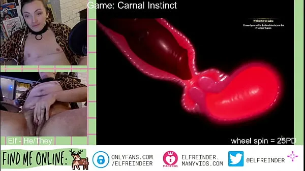 مقاطع فيديو جديدة للطاقة FTM Plays a Monster Futa Sex Game Naked on Cam