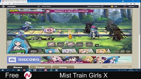 Novi videoposnetki Mist Train Girls X ( free game nutaku ) RPG JRPG energije