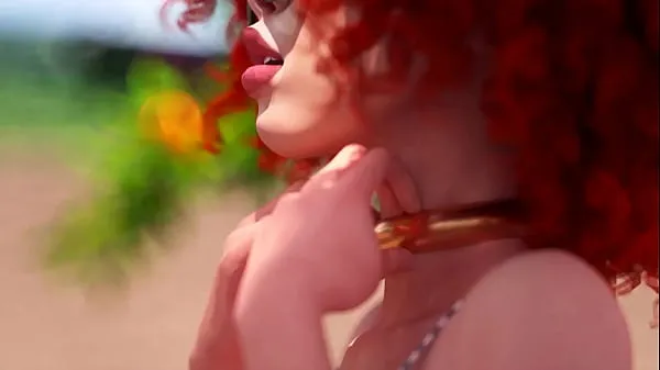新Futanari - Beautiful Shemale fucks horny girl, 3D Animated能源视频