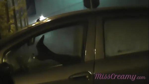 New Fucking with a stranger in the car while my cuckold husband records the video and many voyeurs are watching us Real risky public sex energy Videos