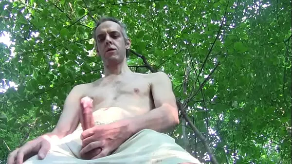 New I am discovered by strangers while jerking my cock, shirtless, in the public park energy Videos