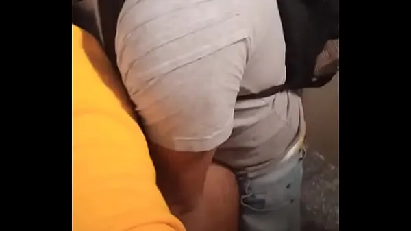 مقاطع فيديو جديدة للطاقة Brand new giving ass to the worker in the subway bathroom