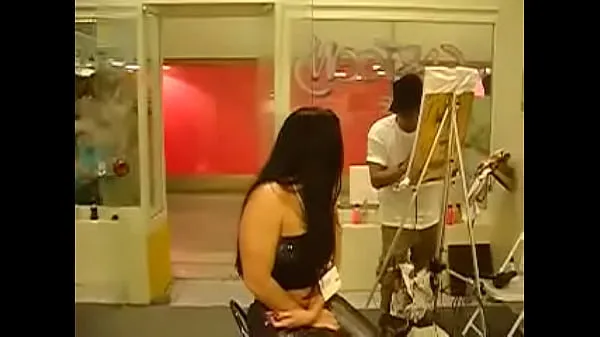 New Monica Santhiago Porn Actress being Painted by the Painter The payment method will be in the painted one energy Videos