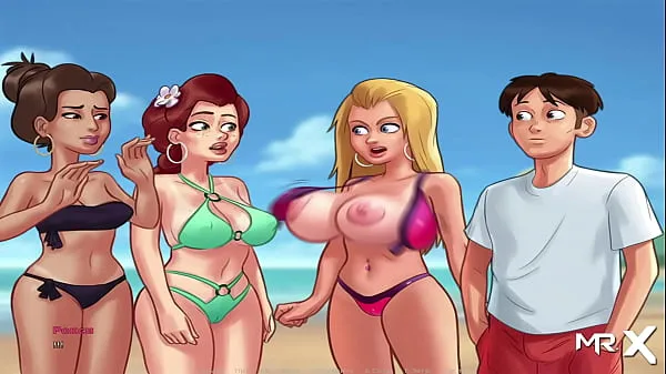 새로운 SummertimeSaga - Showing Boobs In Public # 95 에너지 동영상