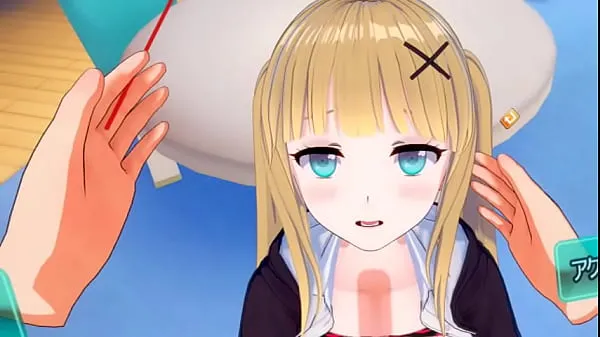 Video energi Eroge Koikatsu! VR version] Cute and gentle blonde big breasts gal JK Eleanor (Orichara) is rubbed with her boobs 3DCG anime video baru