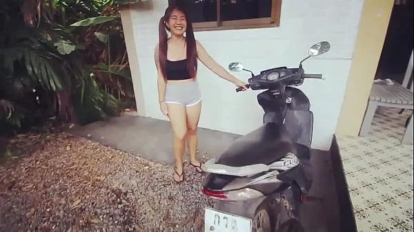 New Black Thai Affair" 黑色的 泰国 事件 Super Thicc ass Asian girl next door w/ big tits & pigtails gets her Honda scooter fixed by black dude and gives up the pussy with ease (Part 1 energy Videos