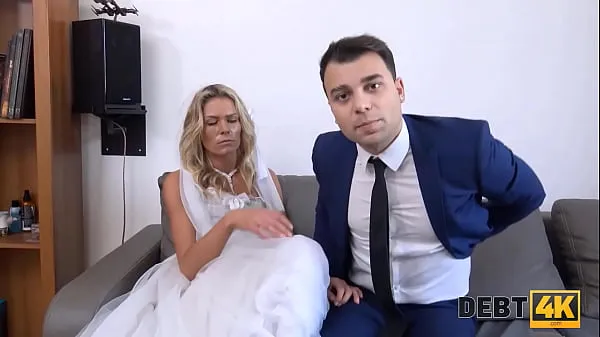 New DEBT4k. Brazen guy fucks another mans bride as the only way to delay debt energy Videos
