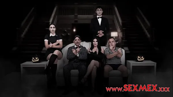 مقاطع فيديو جديدة للطاقة Hardcore sex orgy in the Addams Family