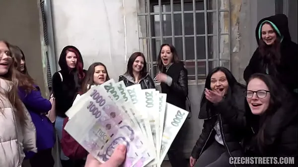 مقاطع فيديو جديدة للطاقة CzechStreets - Teen Girls Love Sex And Money