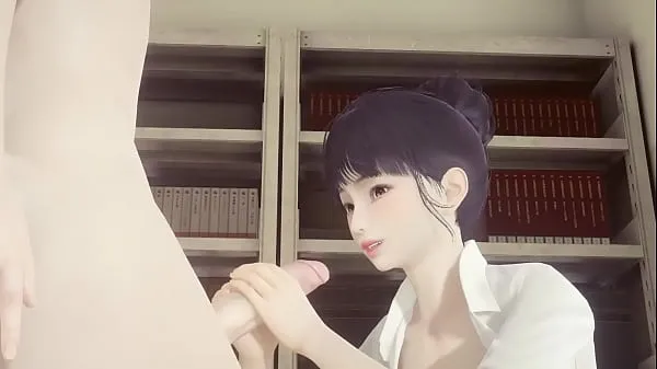 New Hentai Uncensored - Shoko jerks off and cums on her face and gets fucked while grabbing her tits - Japanese Asian Manga Anime Game Porn energy Videos