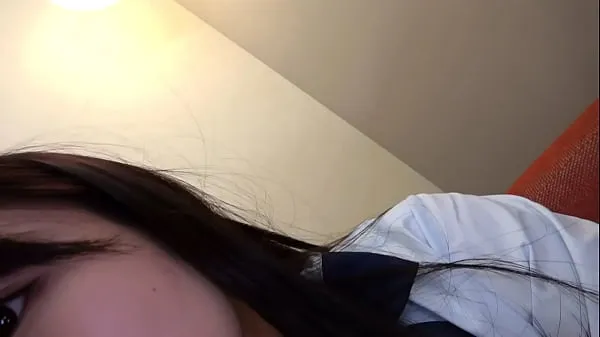 New Sex with JK with beautiful skin and beautiful with plenty of saliva feels good. The butt that can be seen in the doggy style is erotic. She feels pleasure for pussy is pushed hard. Japanese amateur 18yo teen porn energy Videos