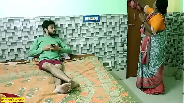 Video tenaga Indian teen boy fucking with hot beautiful maid Bhabhi! Uncut homemade sex baharu
