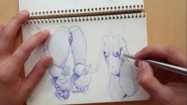 Nuevos videos de energía I'll show you how I sketch with a ballpoint pen