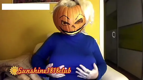 Nieuwe Happy Halloween pervs! Big boobs pumpkin cam recorded 10 31 energievideo's