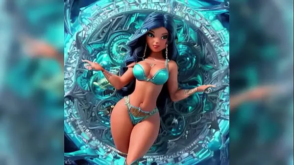 New Sexy thick big booty etherial princesses with magic surrounded by energy energy Videos