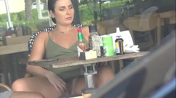 New Cheating Wife Part 3 - Hubby films me outside a cafe Upskirt Flashing and having an Interracial affair with a Black Man energy Videos