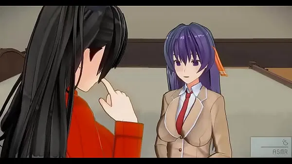 Nové videá o Japanese Hentai anime Rin and Sakura lesbian ASMR Earphones recommended energii