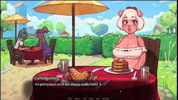 Novos vídeos de energia My Pig Princess [ Hentai Game PornPlay ] Ep.10 ela tem algumas técnicas impertinentes de chupar sorvete