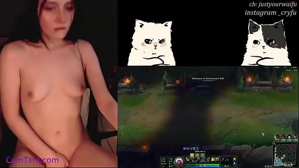New naughty teen masturbate while playing game energy Videos