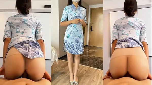 नई The "domestic" stewardess, who is usually cold and cold, went to have sex with her boyfriend on her back, sitting on the cock, twisting crazily and climaxing loudly ऊर्जा वीडियो