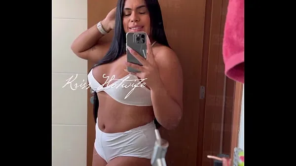 New Kriss Hotwife - in the bathroom mirror energy Videos