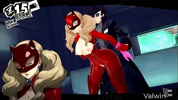 Video tenaga Ann Takamaki and Joker Dungeon Fuck - Persona 5 3D baharu