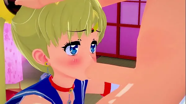 Video energi Horny Student Sailor Moon Passionately Sucks Dick l 3D SFM hentai uncensored baru